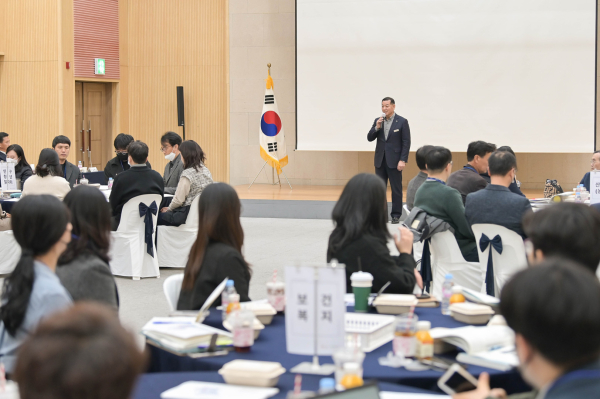 공주시-충남연구원 정책개발 워크숍 개최 모습