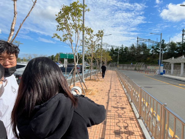 한국영상대는 영화영상과 출신인 새내기 이주아 감독이 제작 모습