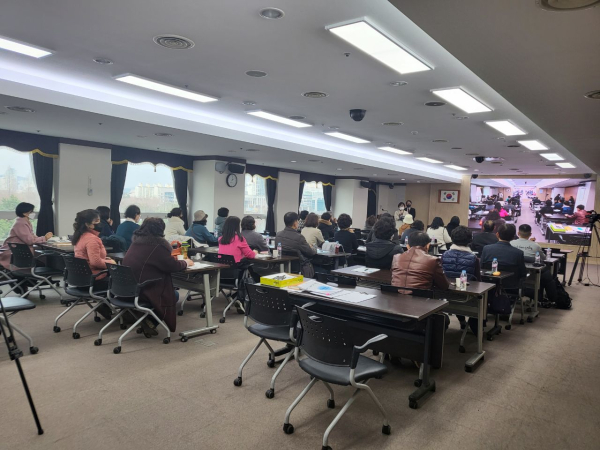 지난 주민자치 상설학교 교육 실시 장면