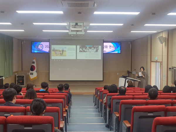 아동권리 및 아동친화도시 관련 교육 모습