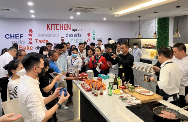 대형 B2B 고객사 사전 초청 쿠킹쇼 현장