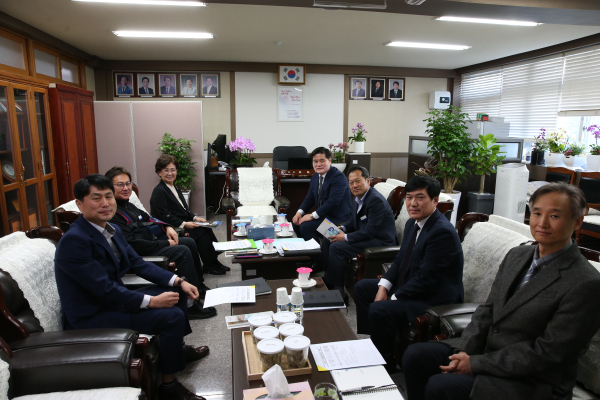 고유빈 교육장, 신임 교장 부임 학교 현장 방문 (대전동산중)