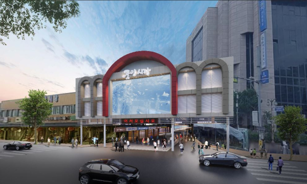 아케이드 설치 후(예정) 사진