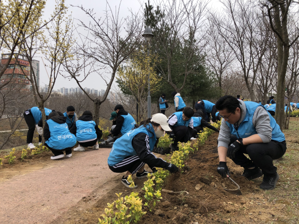 봄맞이 꽃나무 식재행사
