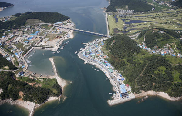 근흥면 정죽5리 모습.