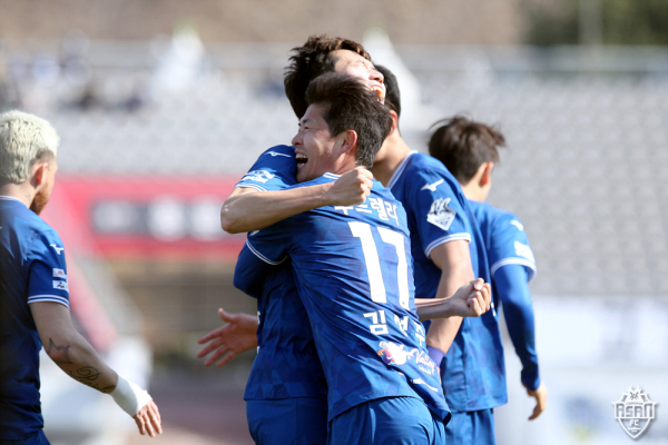 지난 18일, 이순신종합운동장에서 열린 ‘하나원큐 K리그2 2023’ 4라운드 천안시티FC와 맞대결 모습