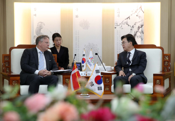 주한덴마크대사 접견