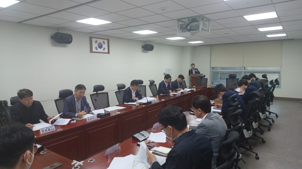 미군 이전 평택지원법 개정을 위한 실무회의 장면/아산시 제공