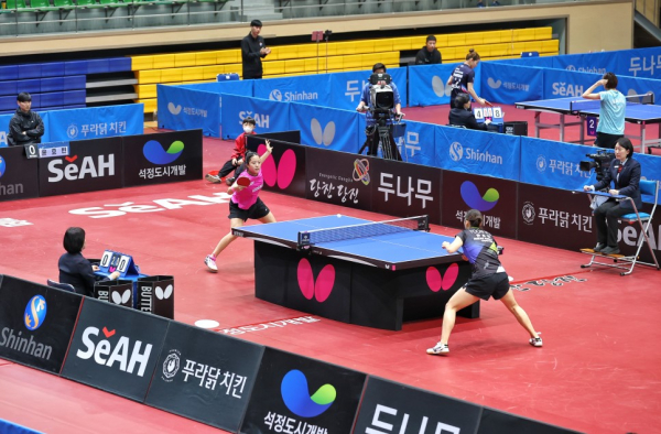 2023 아시아선수권대회 및 아시안게임 탁구 국가대표 선발전 모습