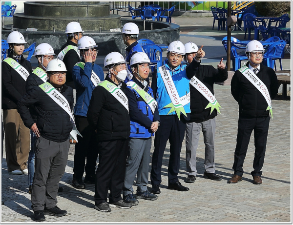 오월드 안전사고 예방을 위한 사전 점검 진행 모습