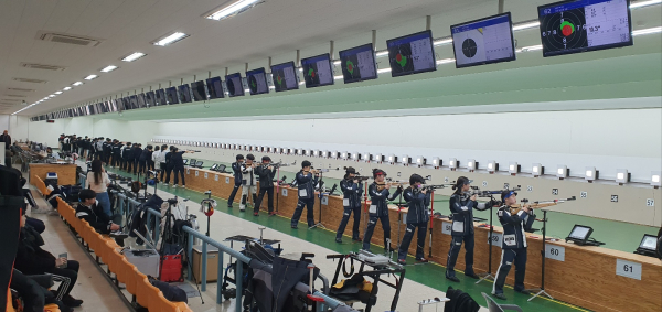 대표선발전 (사격 진행 모습)