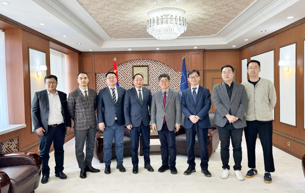 몽골 교육과학부 과학기술 담당 실장 면담