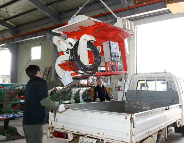 태안군 농기계 임대사업소 모습.