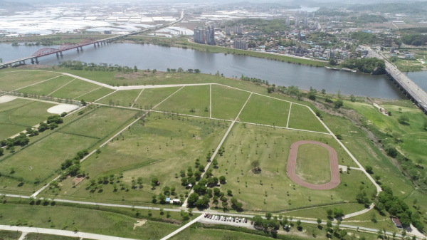 파크골프장 전경