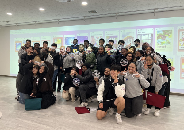 미국 뉴욕의 데모크라시 프렙 차터 고교 초청 ‘K-교육’ 체험 현장 모습