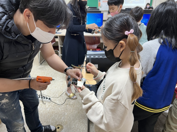 17일 대전삼성초등학교 3학년, 5학년 학생들을 상대로 교육을 성료