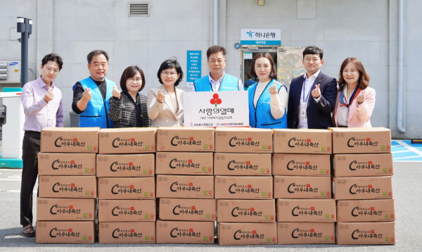 대전시사회서비스원이 장애인의 날을 맞이해 일자리 창출에 이어 장애인단체를 위한 나눔 행사를 진행했다.