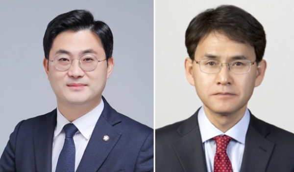 (왼쪽부터)이정문 의원, 이창수 당협위원장