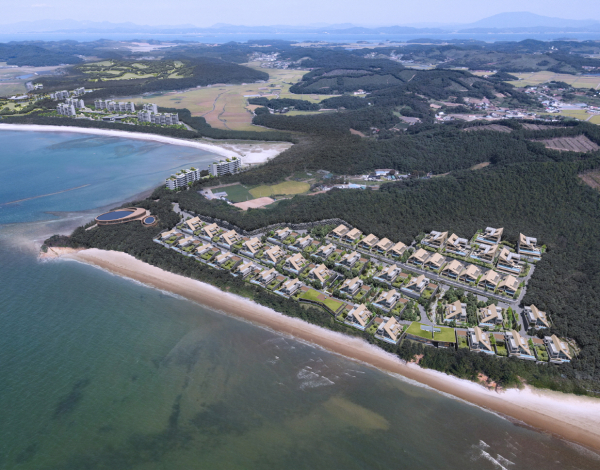 안면도 관광지 개발 사업 4지구 휴양콘도미니엄 조성 사업 (힐사이드빌리지 확대 조감도)