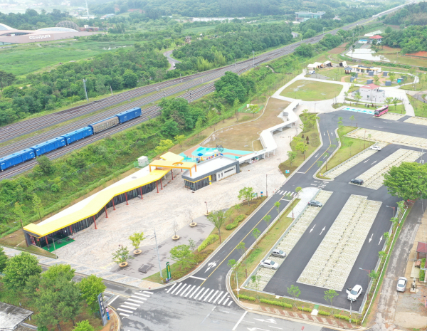 연계거점관광지 드론 전경