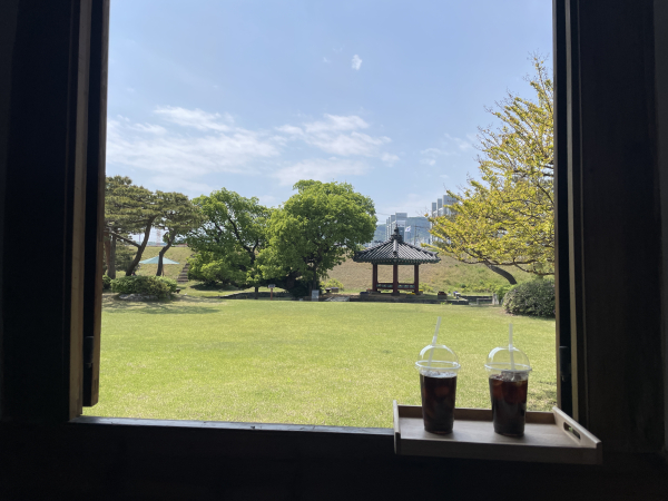 안회당에서 바라본 여하정