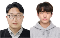 신소재공학과 김정현 교수, 홍유택 학생(오른쪽)