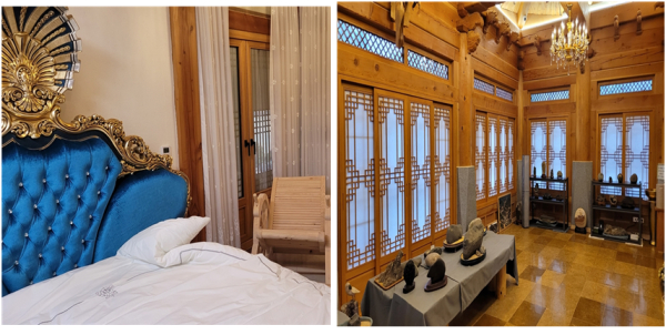 범행장소인 월명동 수련원 내 정명석의 침실 및 거실 사진