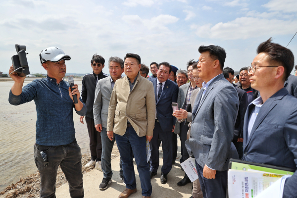 직파재배 연시회 개최 모습