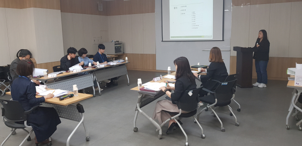 중간보고회 진행 장면/아산시 제공