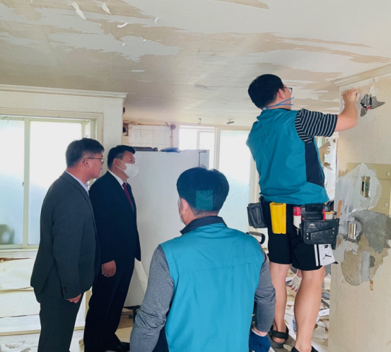 봉사활동 진행사진, 오성환 당진시장 방문