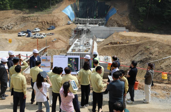 여름철 대비 향천천 개선복구사업현장 점검