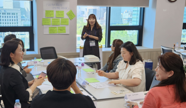 교육결손 해소 지구(역)별 합동컨설팅 진행 모습