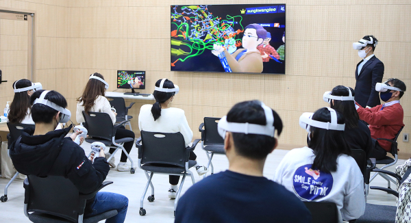 한남대 도서관에 VR(가상현실)Lab, 건축설계 시뮬레이션, 세계문화탐험 등 콘텐츠 다양한 체험