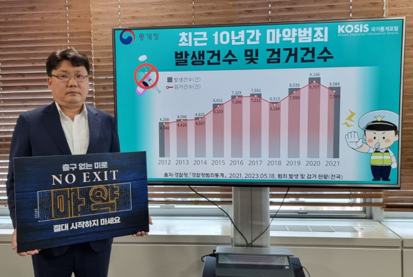 김우열 충청지방통계청장, 마약범죄 예방 캠페인 동참