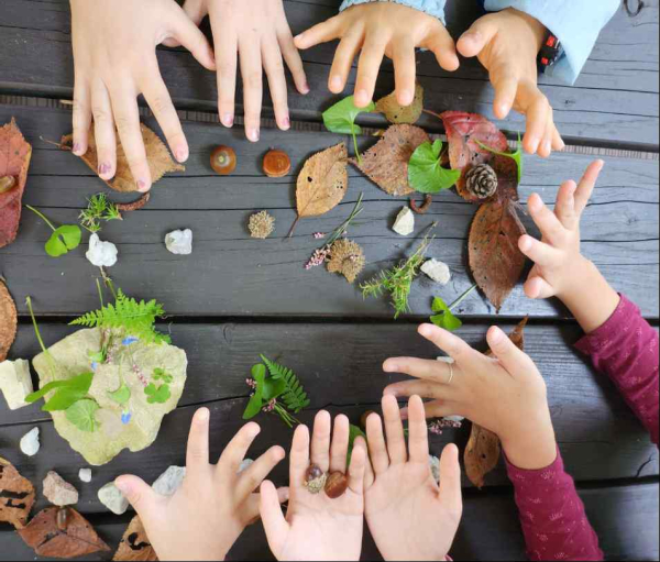 2022년도 주민참여예산 사업 중  숲 교실 운영 모습
