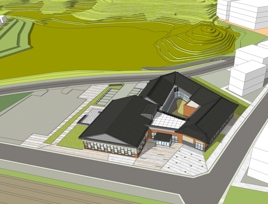 부여카누종합훈련센터 조감도