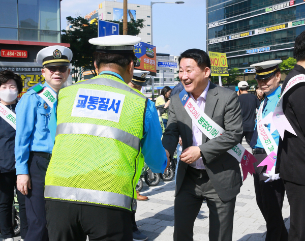 대전 서구 음주운전 예방 홍보 캠페인 장면