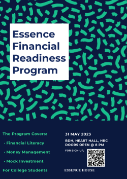 ESSENCE 하우스 프로그램 포스터