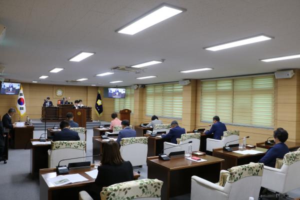 부여군의회 임시회 본회의