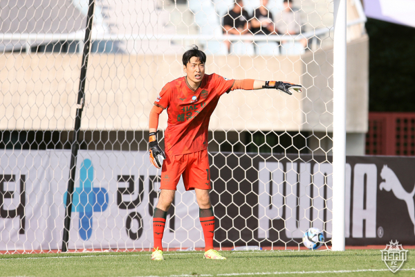 충남아산FC 경기 모습