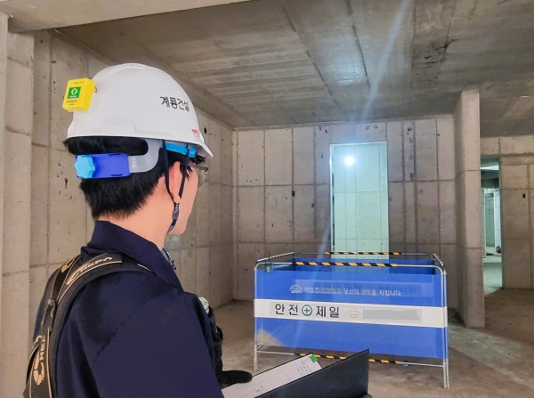 안전경보장치 현장 사진