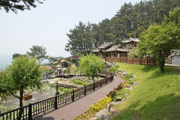 죽도 상화원 모습