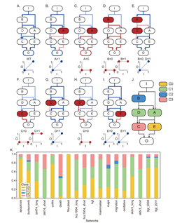 그림 1. 유전자 조절 네트워크의 입출력 관계