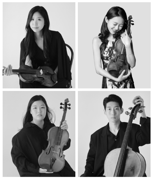 아레테 콰르텟 (위)전채안,조현진(아래)장윤선,박성현