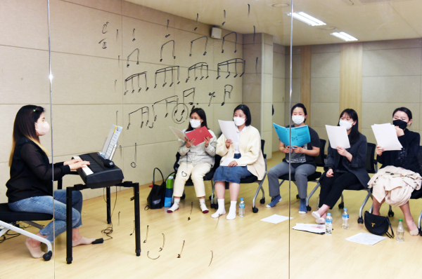 보컬 강좌 진행 장면/순천향대 제공