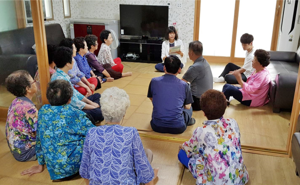 경로당 어르신 대상 폭염대응 건강관리 교육