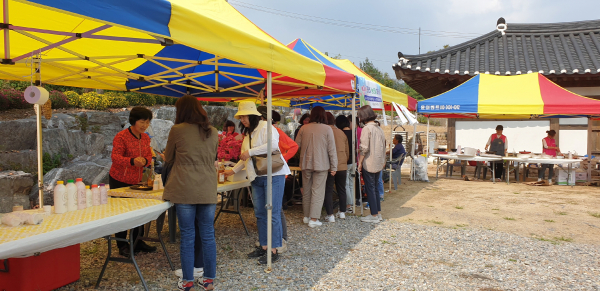 2022년도 면천면 로컬푸드 프리마켓 운영 사진