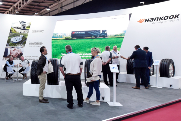 작년 개최된 로드 트랜스포트 엑스포 2022 내 한국타이어 전시 부스