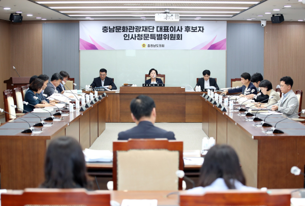 제2차 문화관광재단 대표이사 인사청문특위