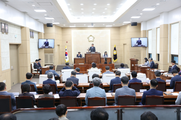 제167회 제1차 정례회 폐회 사진